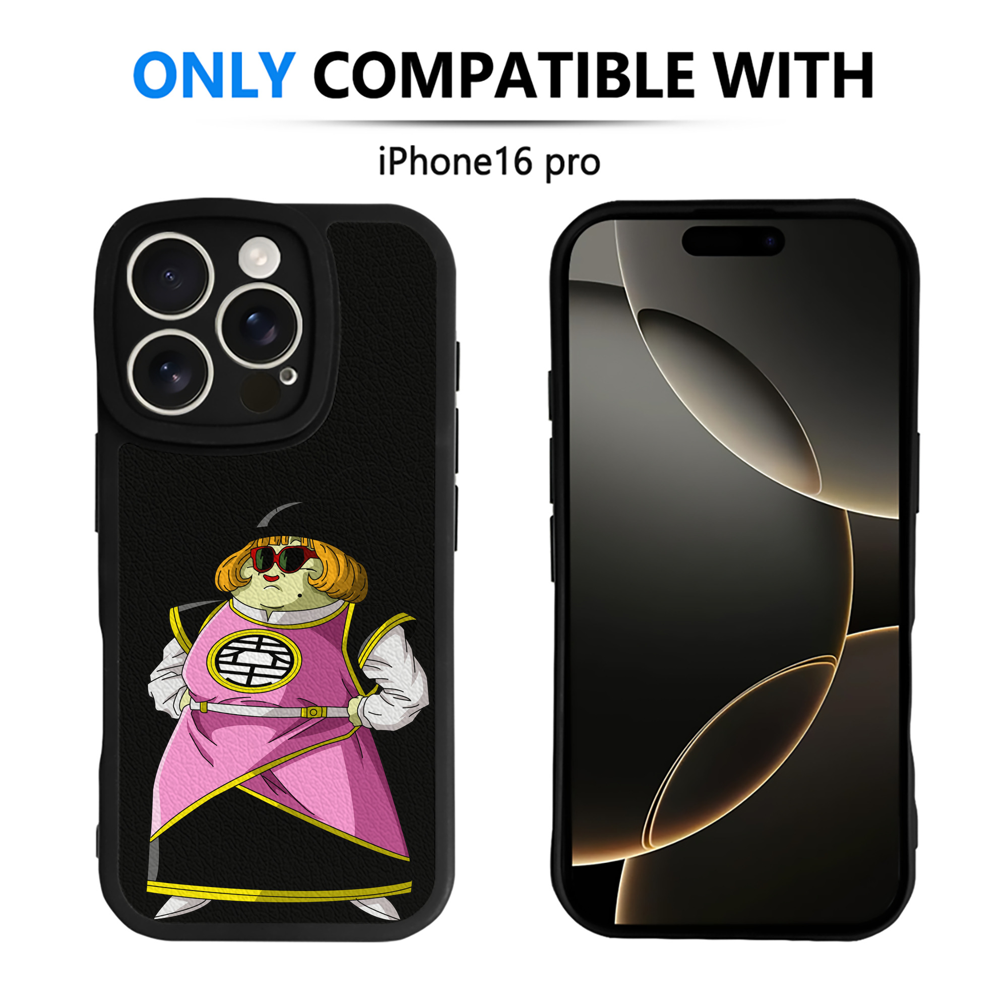 （画像用） ドラゴンボール DRAGON BALL 【iPhone 16シリーズ対応】シリコンスマホケース（レザー調） 材質：シリコン